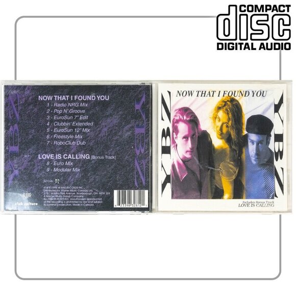 YBZ Now That I Found You - Music CD Single - Picture 2 of 2